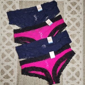 Candie's Cheeky Lace Underwear Bundle Of 4 XXL NEW